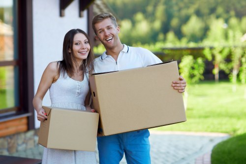 Careful loading of household items for local removals