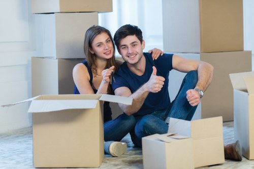Packing and loading help for a home move
