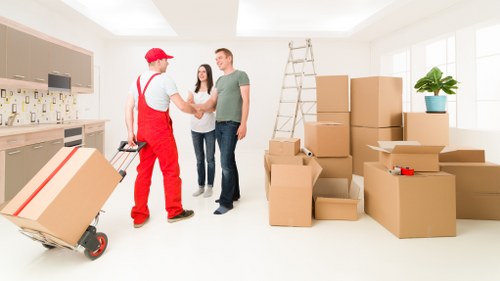 Professional insured man with a van Richmond upon Thames service